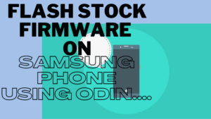 Flash stock firmware