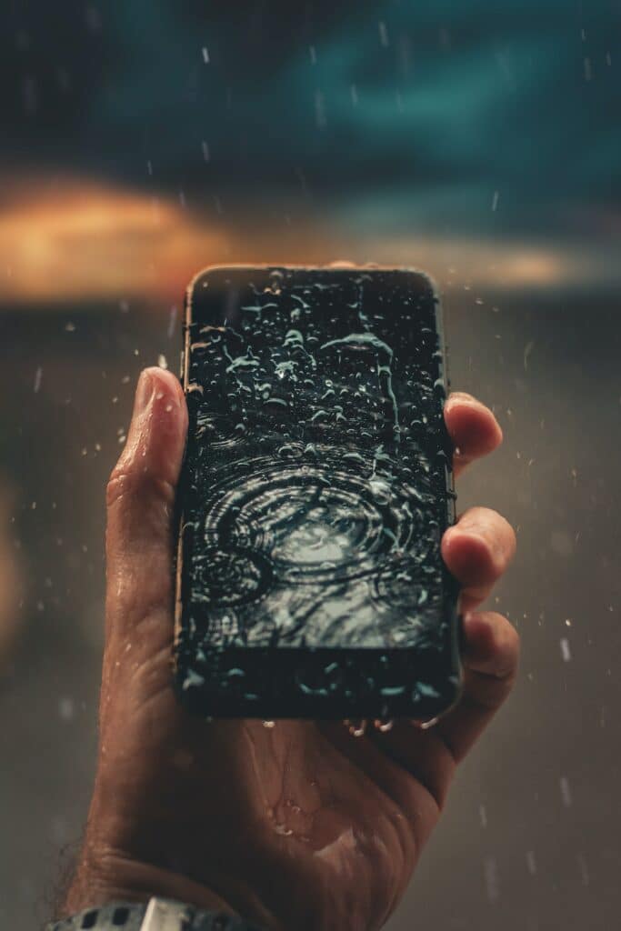 Water damaged phone