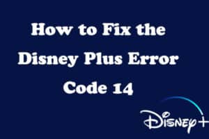 Disney Plus error code 14